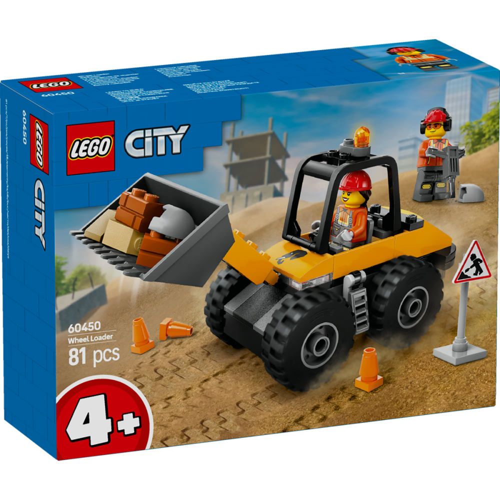 LEGO City Încărcător pe roţi galben pentru construcţii 60450 [2]
