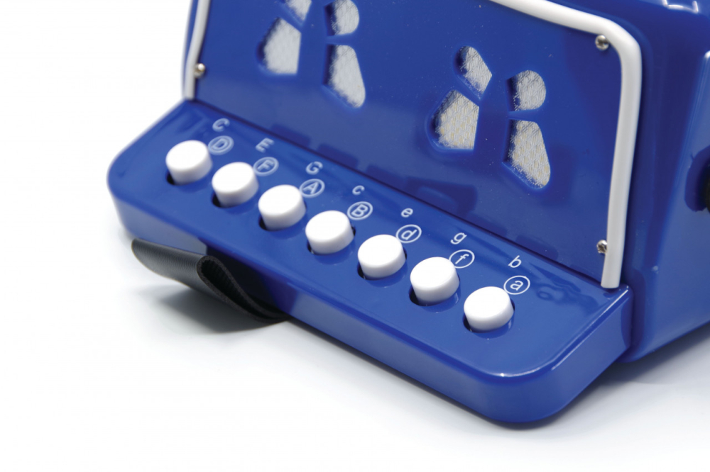 Instrument muzical acordeon albastru [4]