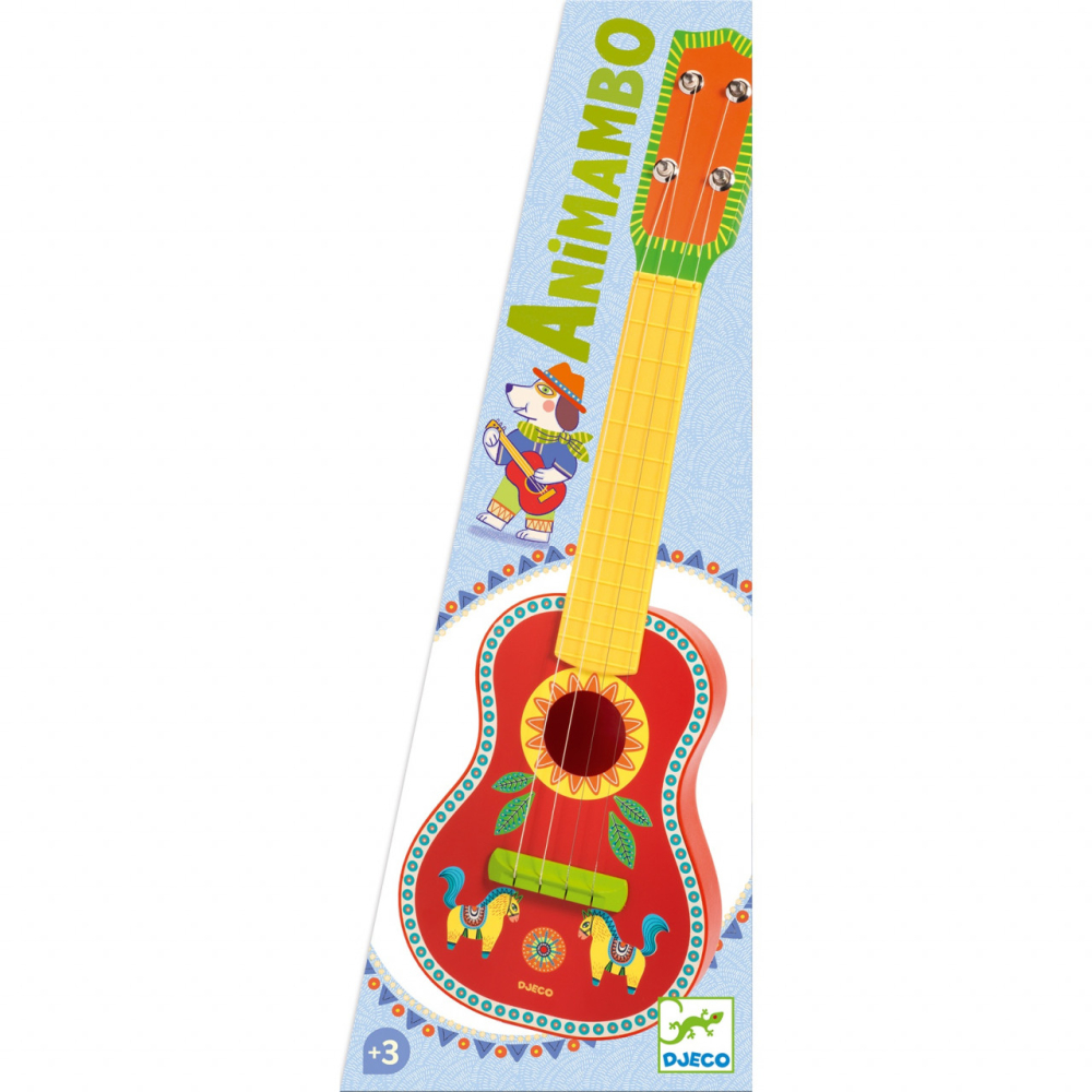 Instrument muzical Ukulele (chitara cu 4 corzi), Djeco [4]