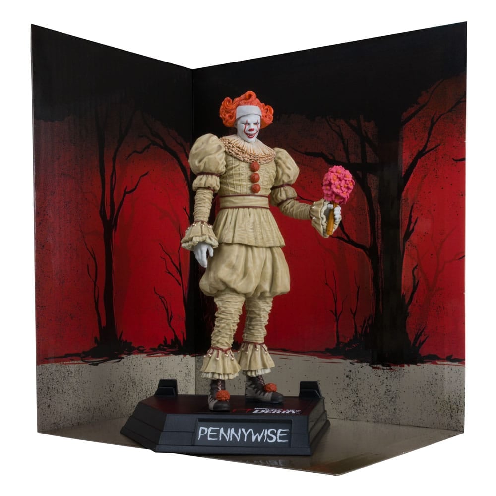 It: Welcome to Derry Pennywise Flashback Gold Label Statue 16 cm [4]