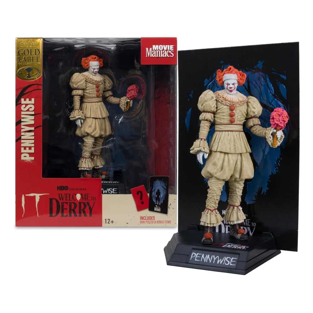It: Welcome to Derry Pennywise Flashback Gold Label Statue 16 cm [6]