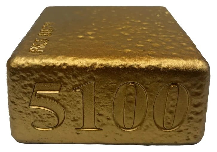 James Bond Prop Replica 1/1 Goldfinger Fort Knox Bullion Bar 25 cm Limited Edition [2]