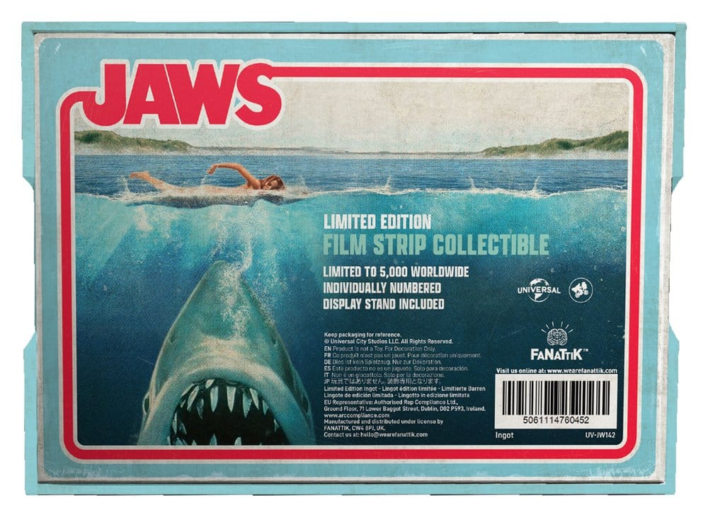 Jaws Ingot Metal Film Strip Collectible Limited Edition [3]