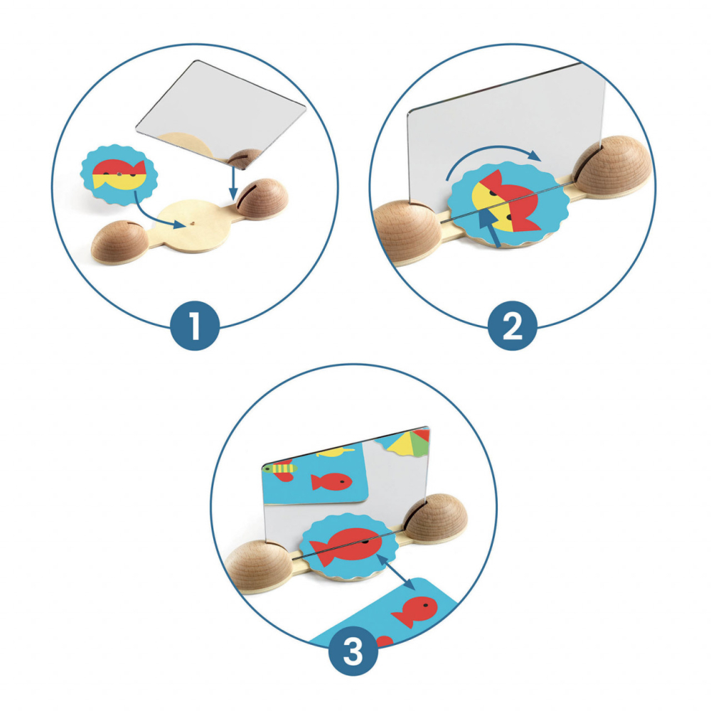 Joc creativ cu oglinzi Ze mirror Images, Djeco [4]