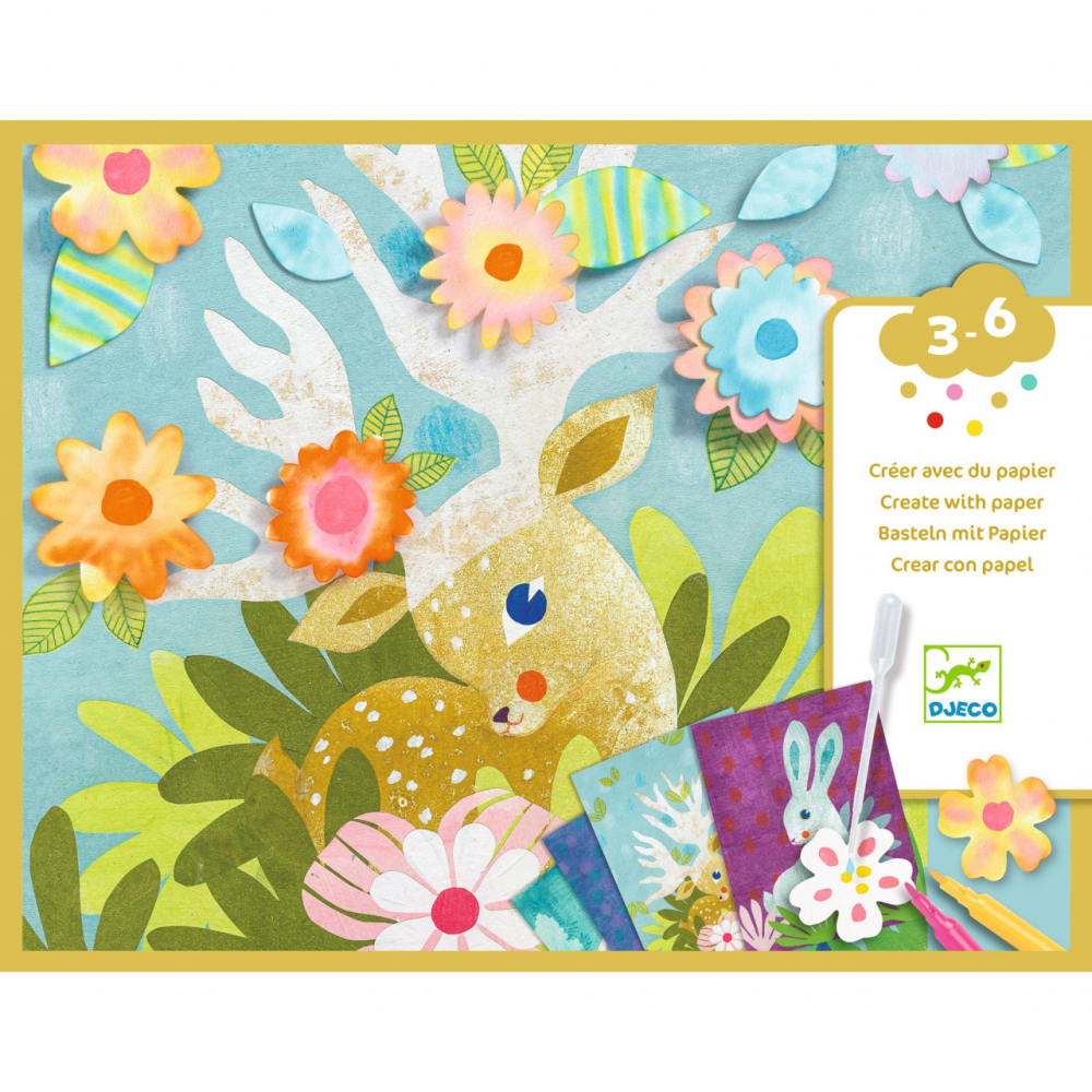 Joc creativ de decorat cu hartie, Djeco [5]