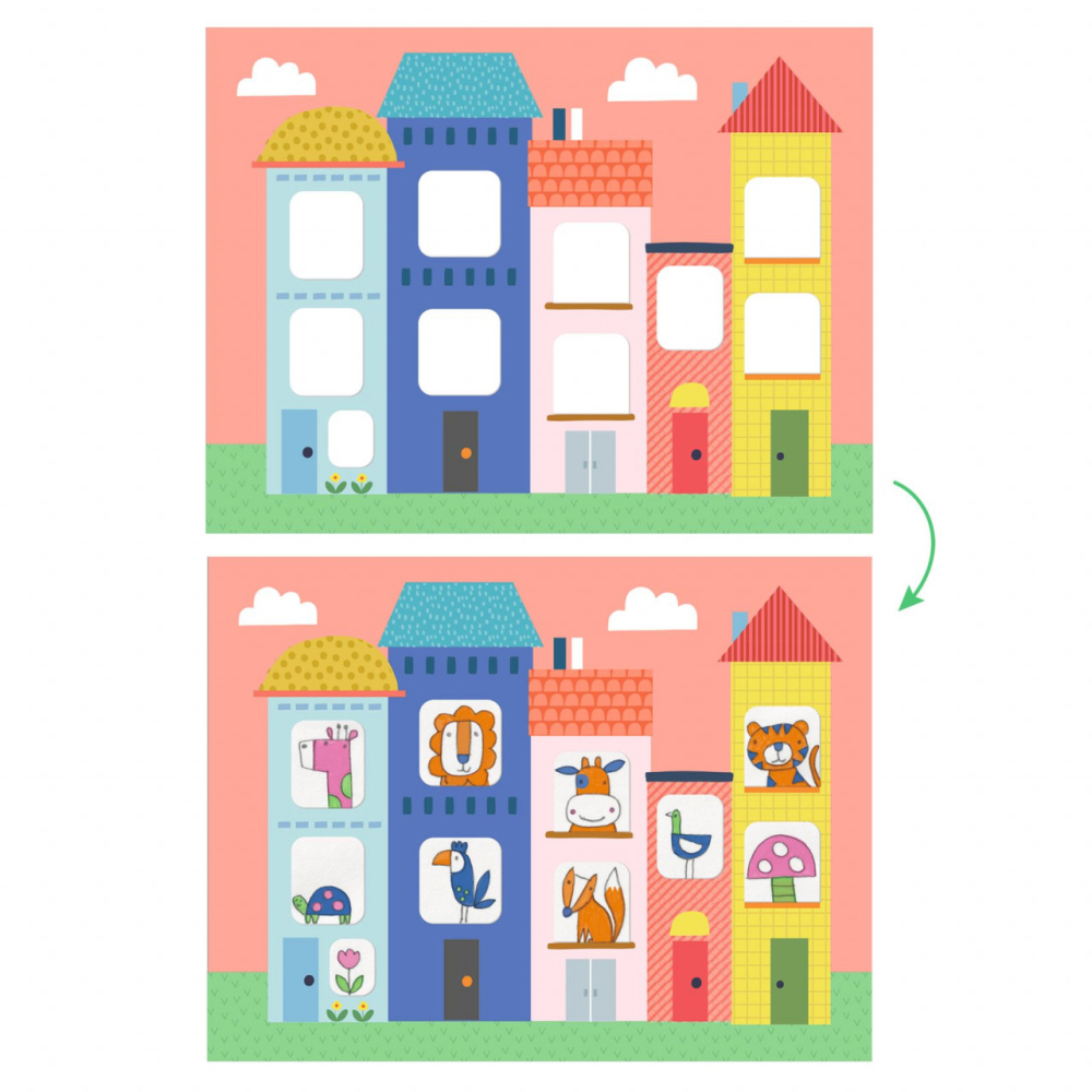 Joc creativ de desenat dupa contur, Djeco [4]