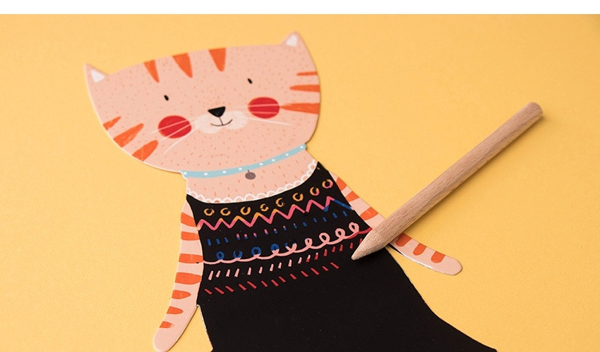 Joc creativ de razuit Animale prietenoase, Londji [4]