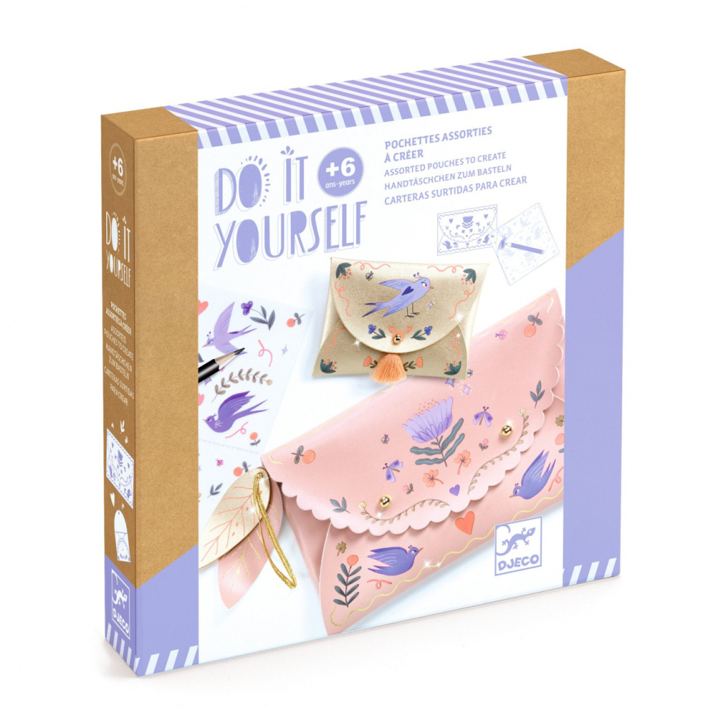 Joc creativ DIY Poseta si portmoneu, Djeco [1]