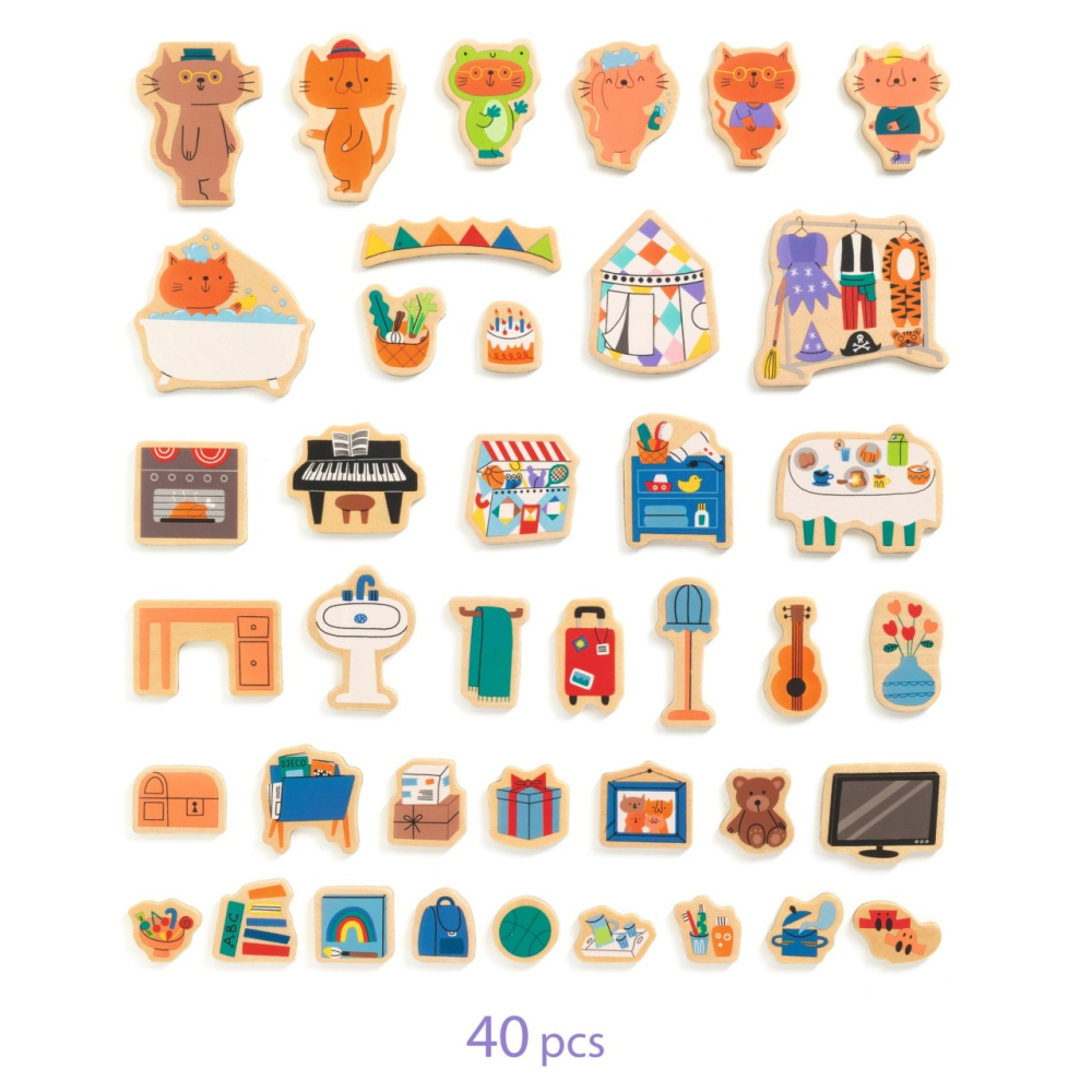 Joc cu magneti InZeHouse, Djeco [5]