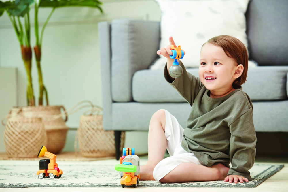 Joc cu magneti Stick-O, Set de construit vehicule, 26 piese [4]