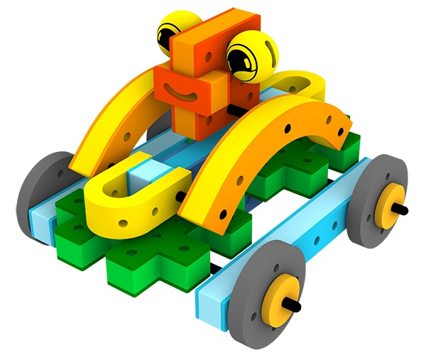 Joc de construit cu blocuri Combiner, Bakoba [4]