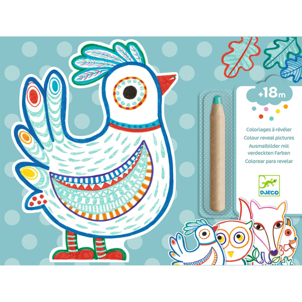 Joc de desenat Prieteni din padure, Djeco [1]