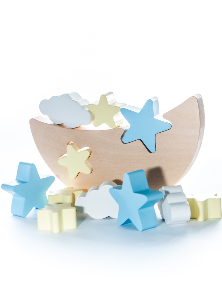 Joc de echilibru Luna cu stele si nourasi [2]