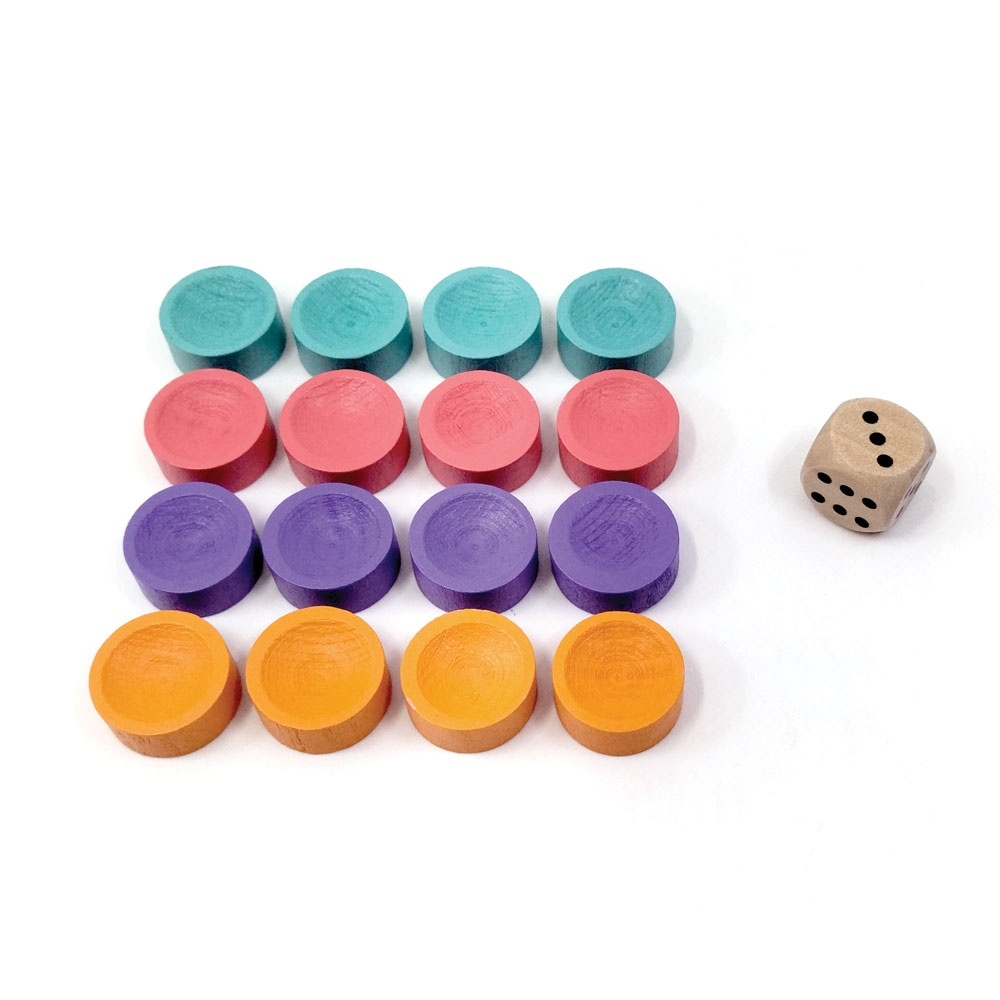 Joc de masa din lemn 2 in 1 Pinball si Ludo, Svoora [4]