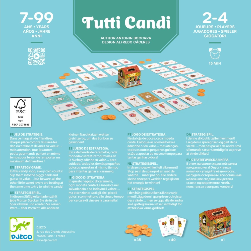 Joc de strategie Tutti Candy, Djeco [4]