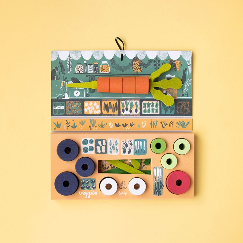 Joc din lemn si fetru Gradina de legume, Londji [3]