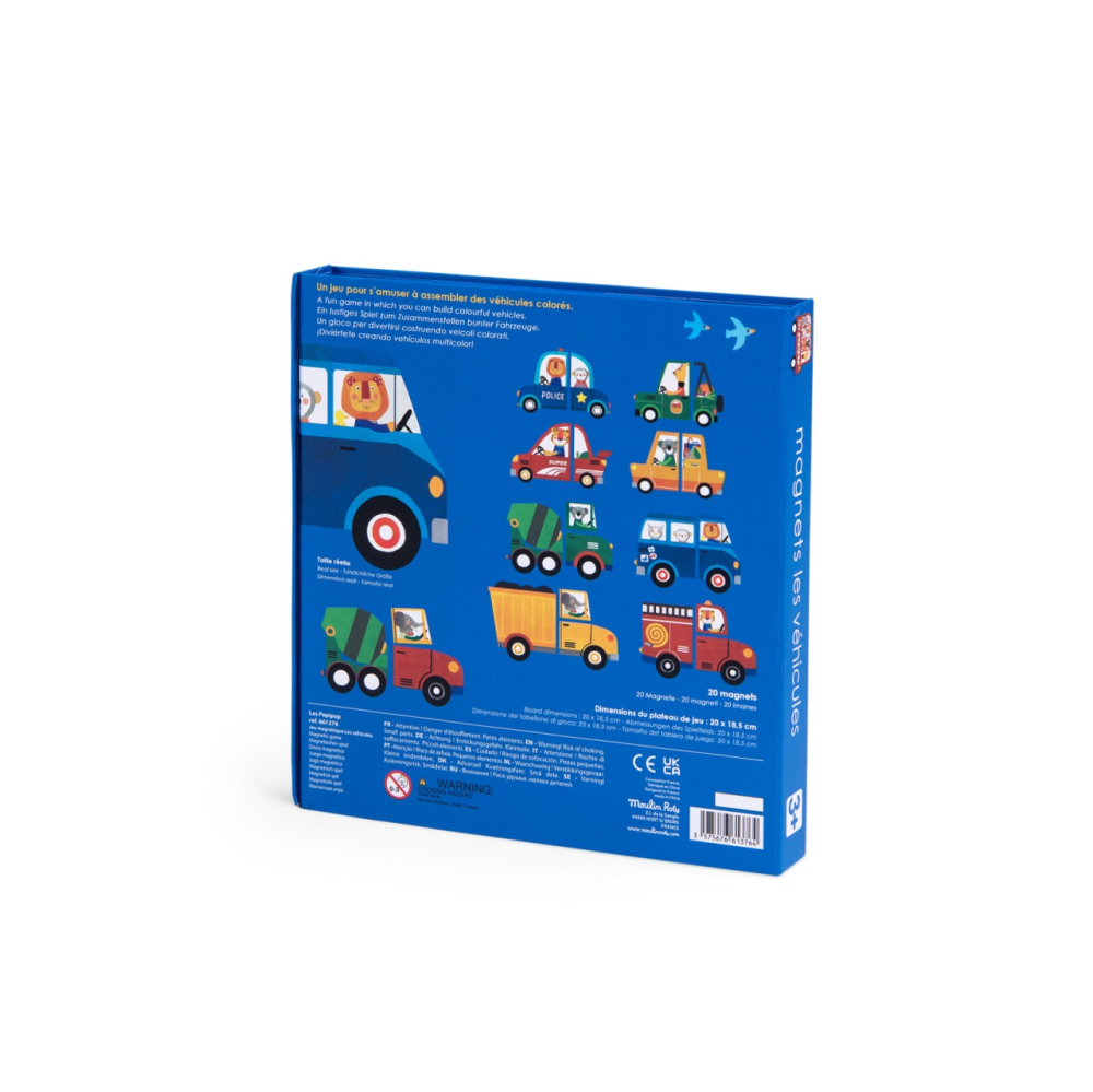 Joc magnetic Vehicule Les Popipop, Moulin Roty [5]