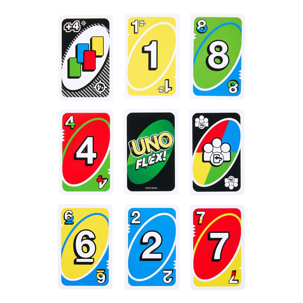Joc UNO Flex Card Game Mattel editie cu Power Cards 2-8 jucatori [2]
