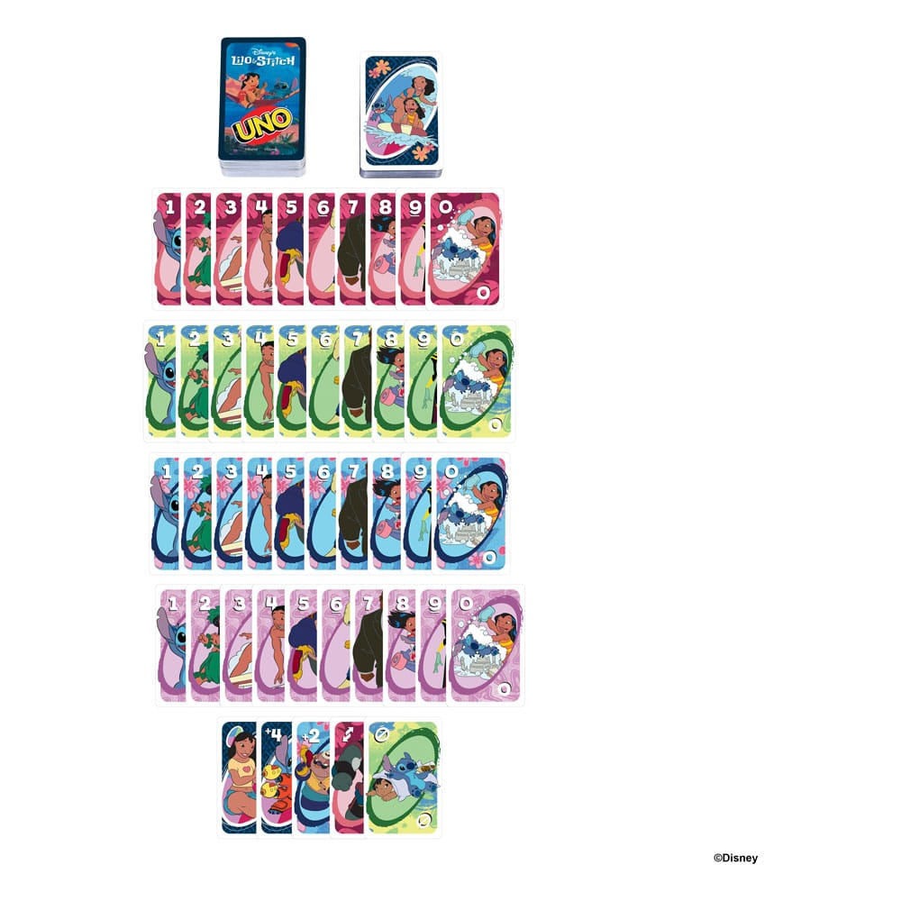 Joc UNO Lilo & Stitch Card Game Disney 112 carti [4]