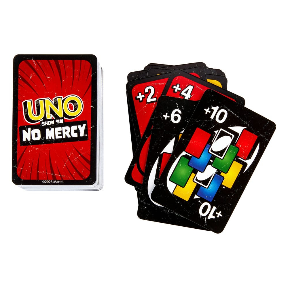 Joc UNO Show Em No Mercy Card Game 168 carti editie hardcore Mattel [4]