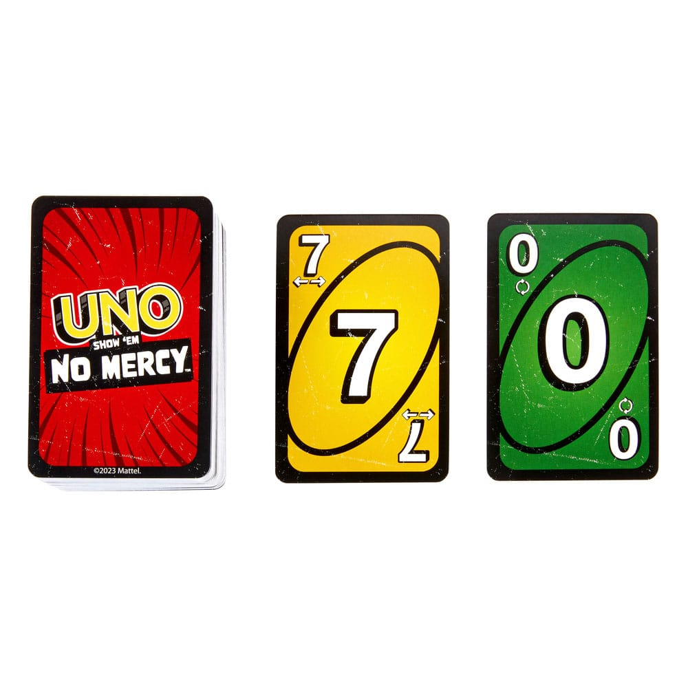 Joc UNO Show Em No Mercy Card Game 168 carti editie hardcore Mattel [5]