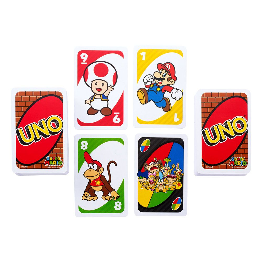 Joc UNO Super Mario Card Game Mattel 112 carti editie speciala [3]
