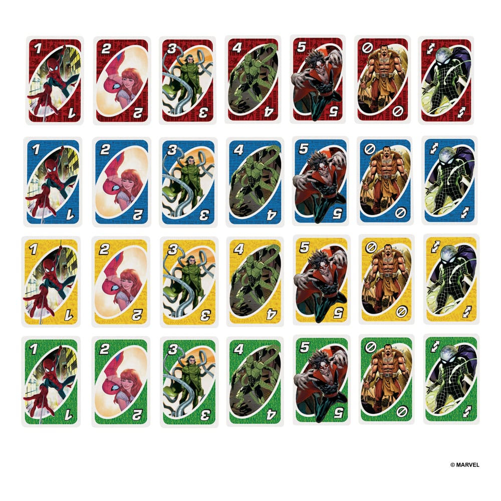 Joc UNO The Amazing Spider-Man Card Game Marvel [3]