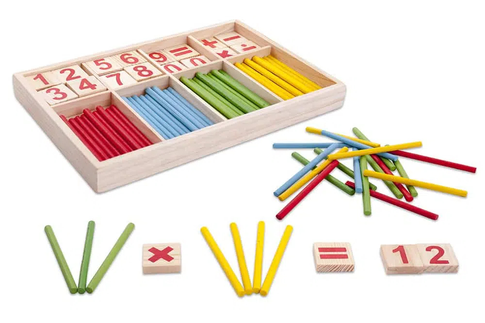 Jocul numerelor cu piese din lemn – invatare prin joaca (5+) [2]