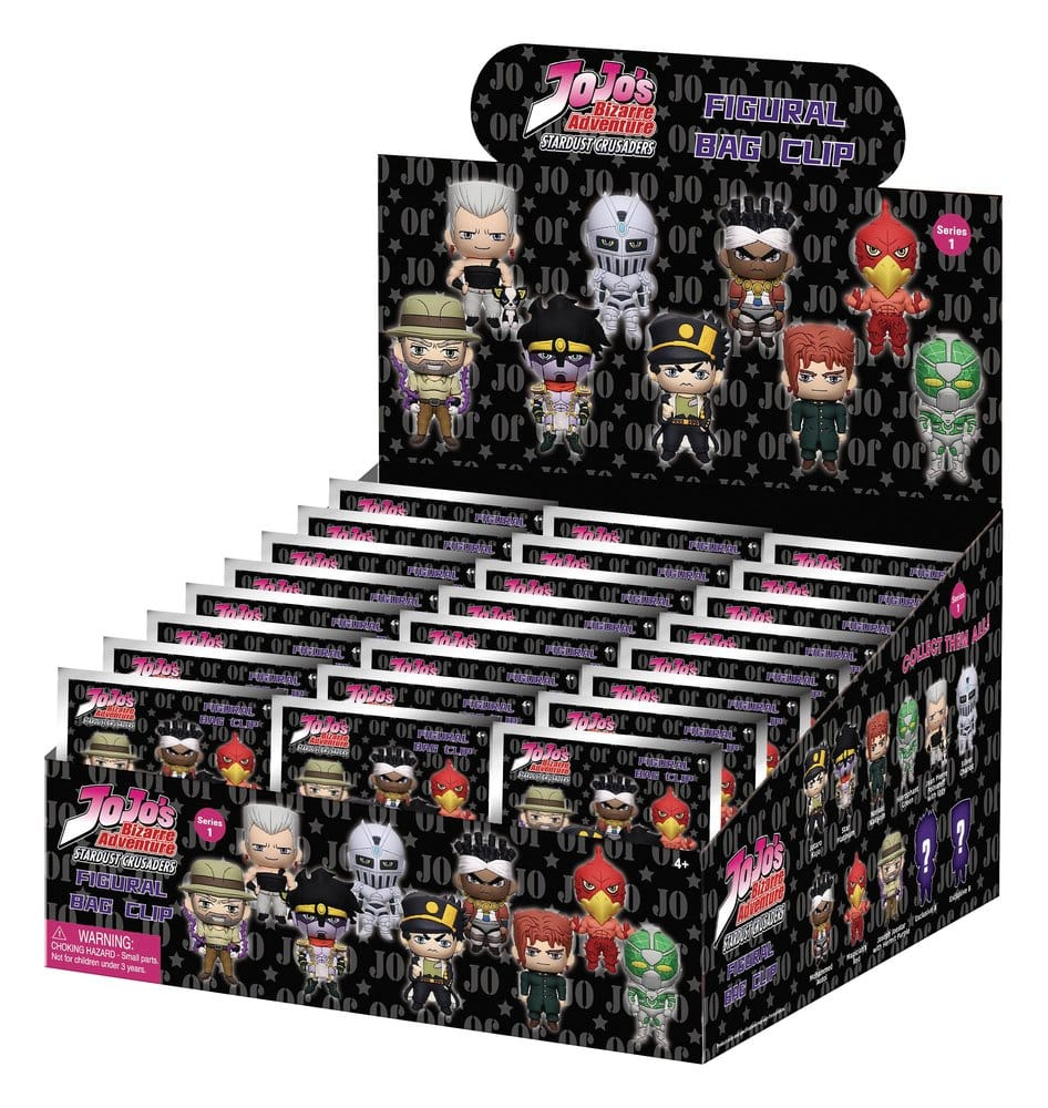 JoJo's Bizarre Adventure 3D PVC Bag Clips Series 1 Blind Bag Display (24) [3]