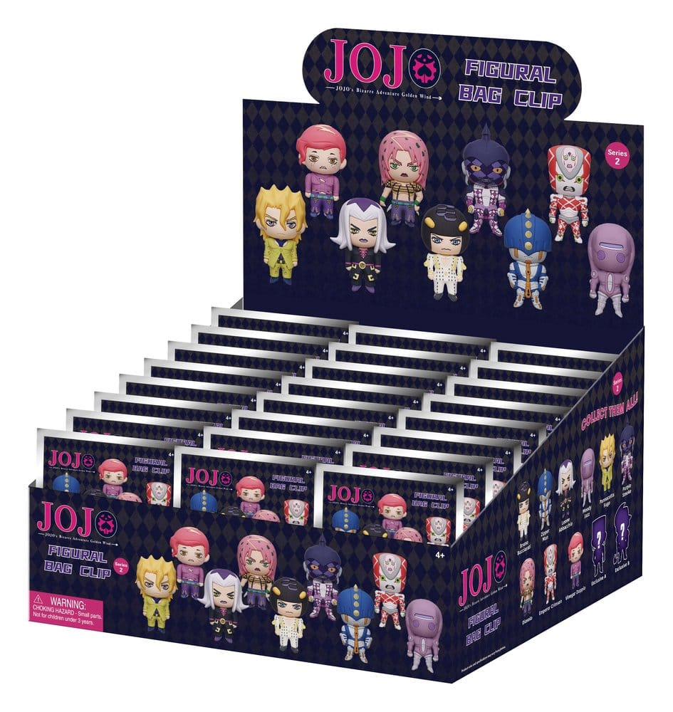 JoJo''s Bizarre Adventure 3D PVC Bag Clips Series 2 Blind Bag Display (24) [3]