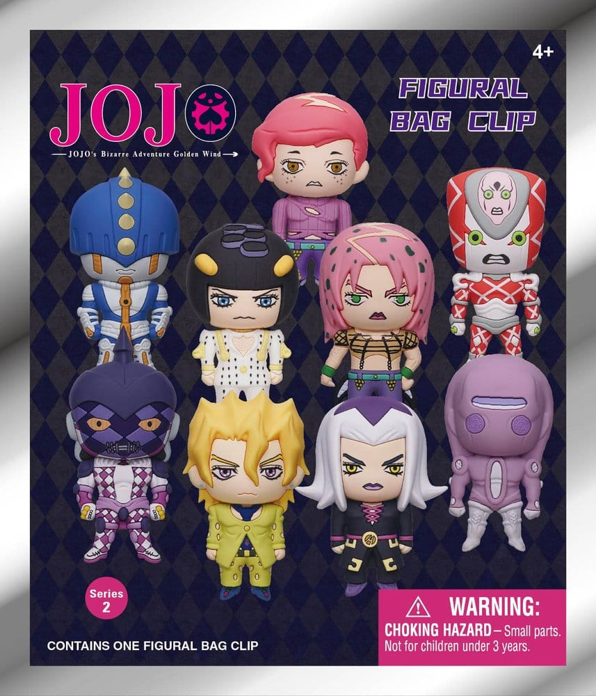 JoJo''s Bizarre Adventure 3D PVC Bag Clips Series 2 Blind Bag Display (24) [2]