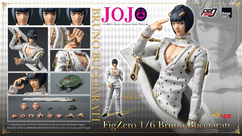 Jojo's Bizarre Adventure: Golden Wind FigZero Action Figure 1/6 Bruno Bucciarati 31 cm [20]