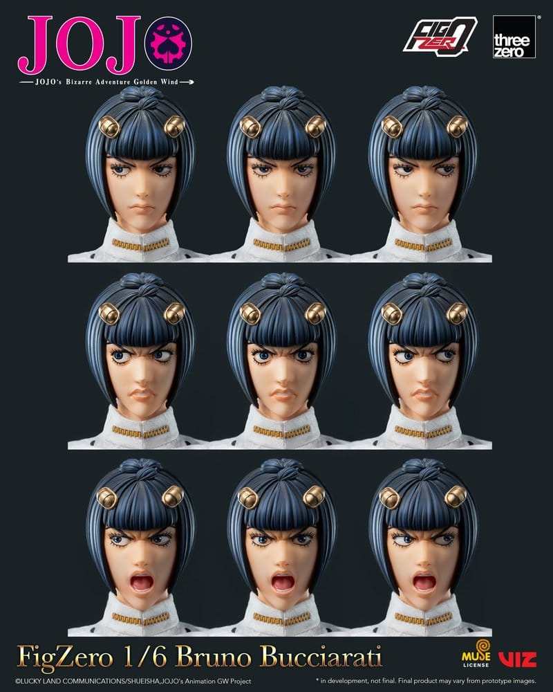 Jojo's Bizarre Adventure: Golden Wind FigZero Action Figure 1/6 Bruno Bucciarati 31 cm [19]