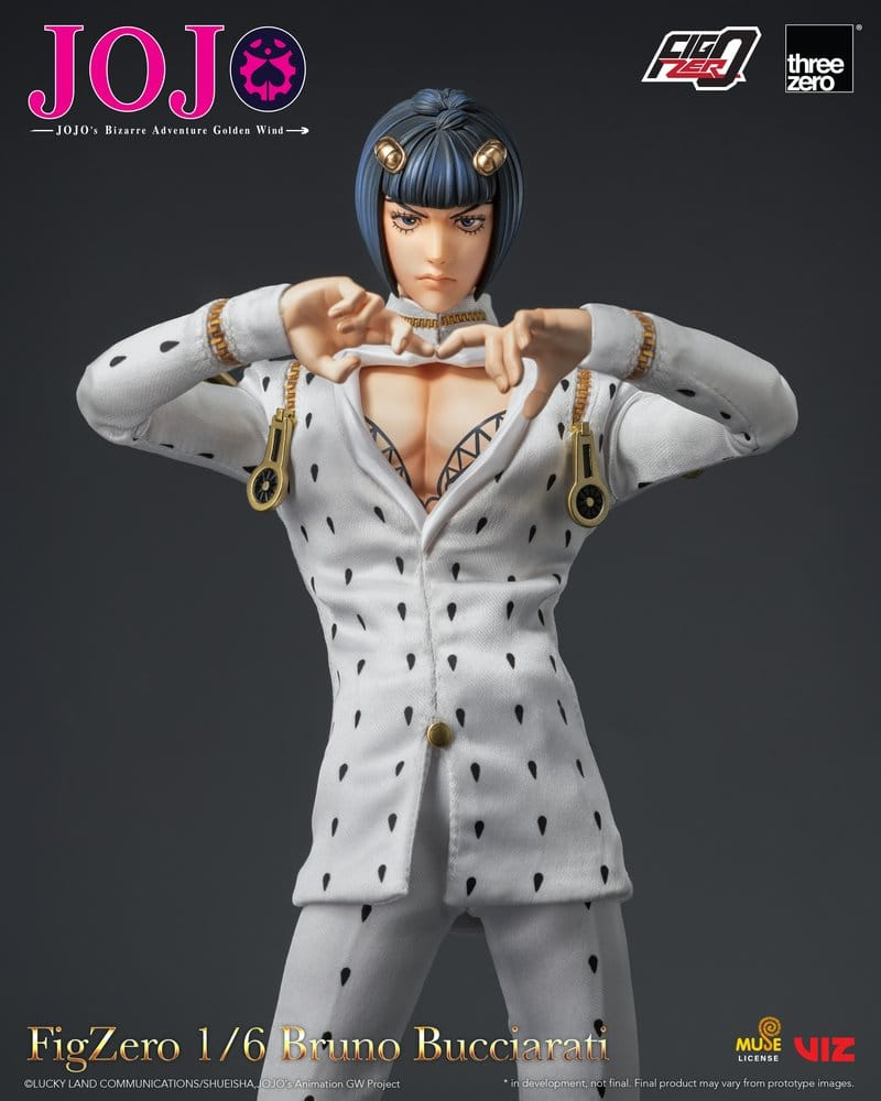 Jojo's Bizarre Adventure: Golden Wind FigZero Action Figure 1/6 Bruno Bucciarati 31 cm [9]