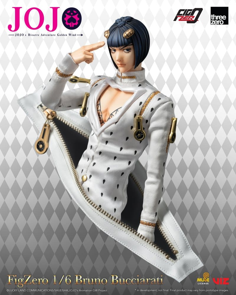 Jojo's Bizarre Adventure: Golden Wind FigZero Action Figure 1/6 Bruno Bucciarati 31 cm [7]