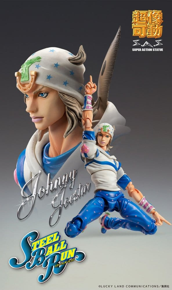 JoJo's Bizarre Adventure Part 7: Steel Ball Run Super Chozokado Action Action Figure Johnny Joestar 15 cm [5]