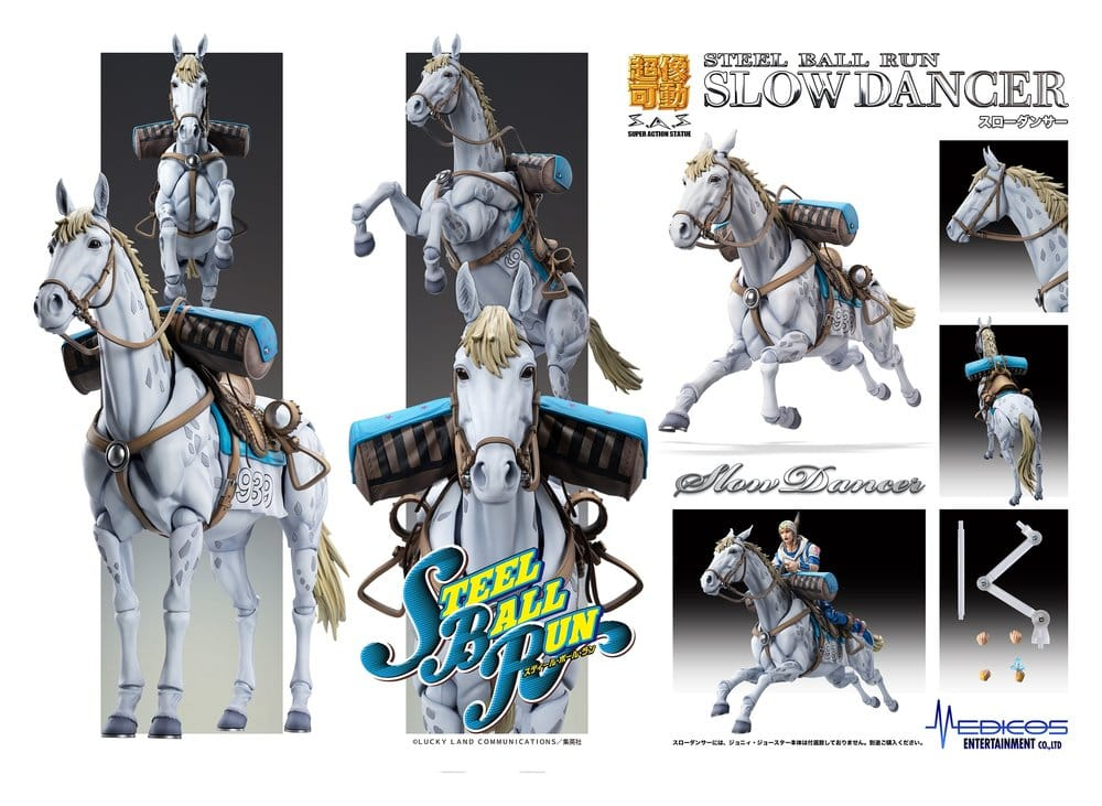 JoJo's Bizarre Adventure Part 7: Steel Ball Run Super Chozokado Action Action Figure Slow Dancer 21 cm [11]