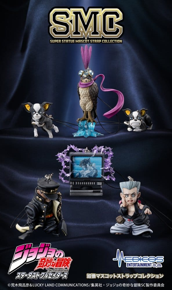 JoJo's Bizarre Adventure: Stardust Crusaders Mini figures Set Chozo Mascot Strap Collection Blind Box (6) [2]