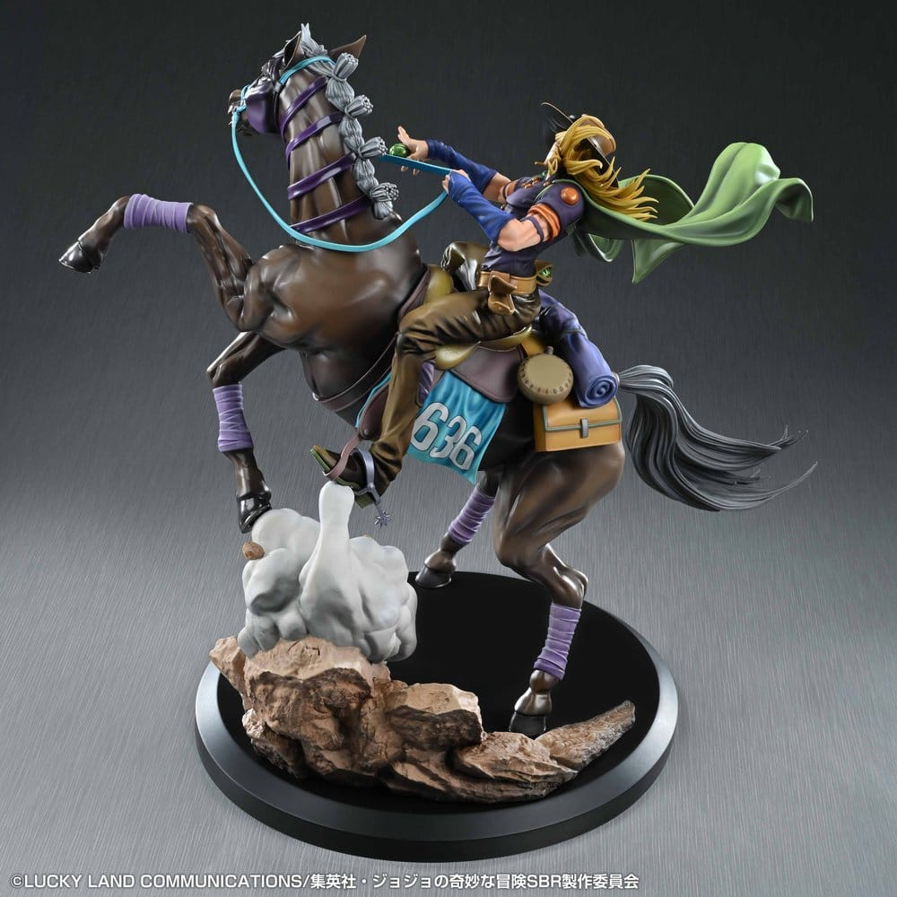 JoJo's Bizarre Adventure: Steel Ball Run Figure Gyro Zeppeli & Valkyrie 31 cm [10]