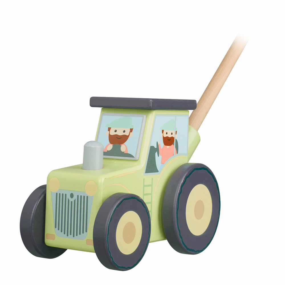 Jucarie de impins tractor, Orange Tree Toys [4]