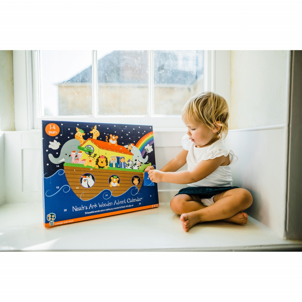 Jucarie Montessori Arca lui Noe, Calendar de Advent Orange Tree Toys [4]