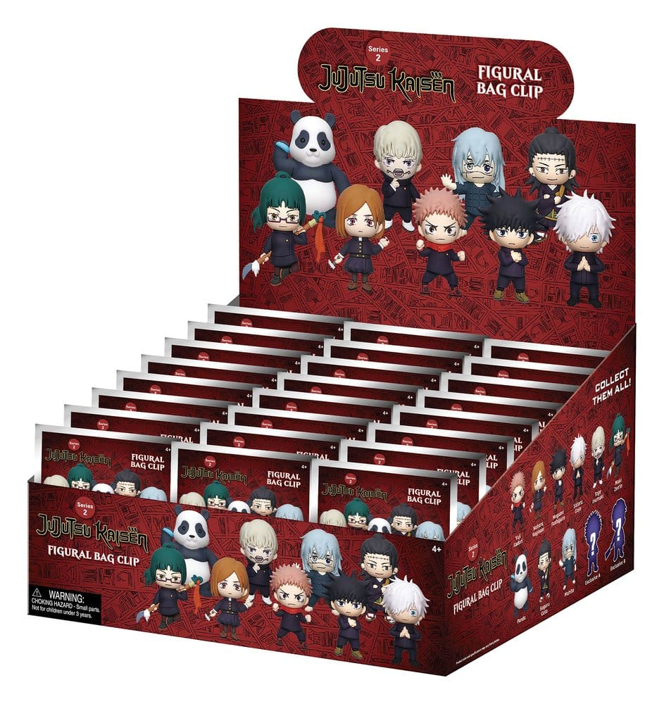 Jujutsu Kaisen 3D PVC Bag Clips Series 2 Display (24) [3]