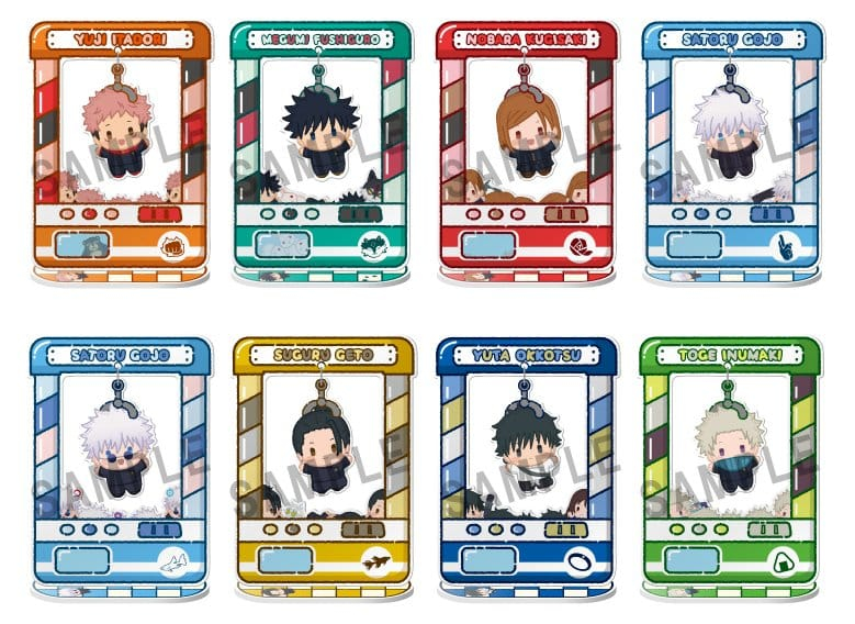 Jujutsu Kaisen Chara Catcher Acrylic Figure Anime 5th Anniversary 9 cm Blind Box Assortment (8) [9]