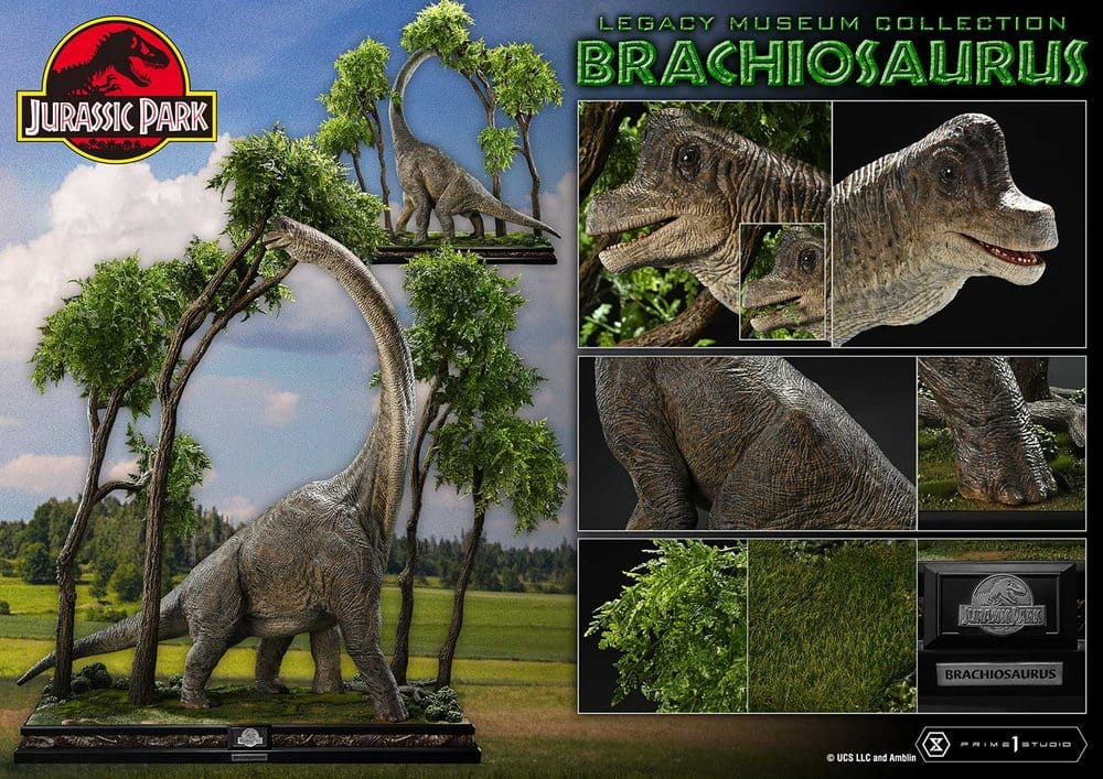 Jurassic Park (Film) Legacy Museum Collection Statue 1/15 Brachiosaurus Bonus Version 128 cm [8]