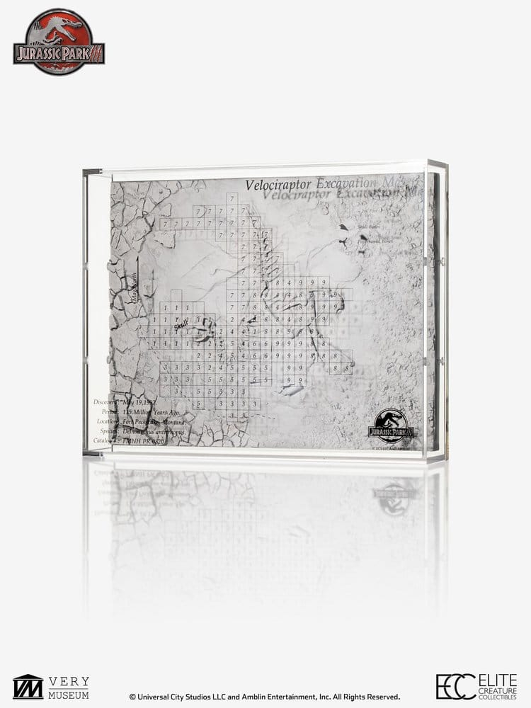 Jurassic Park III Excavation Map Velociraptor 27 cm [7]