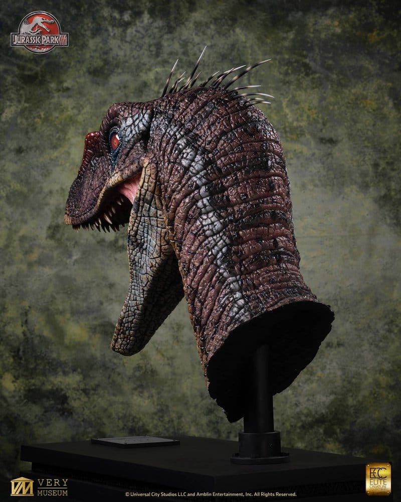 Jurassic Park III Life Size Bust Male Alpha Velociraptor "Blood Knight" 83 cm [14]