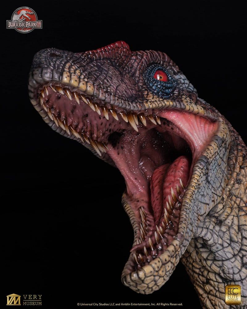 Jurassic Park III Life Size Bust Male Alpha Velociraptor "Blood Knight" 83 cm [21]