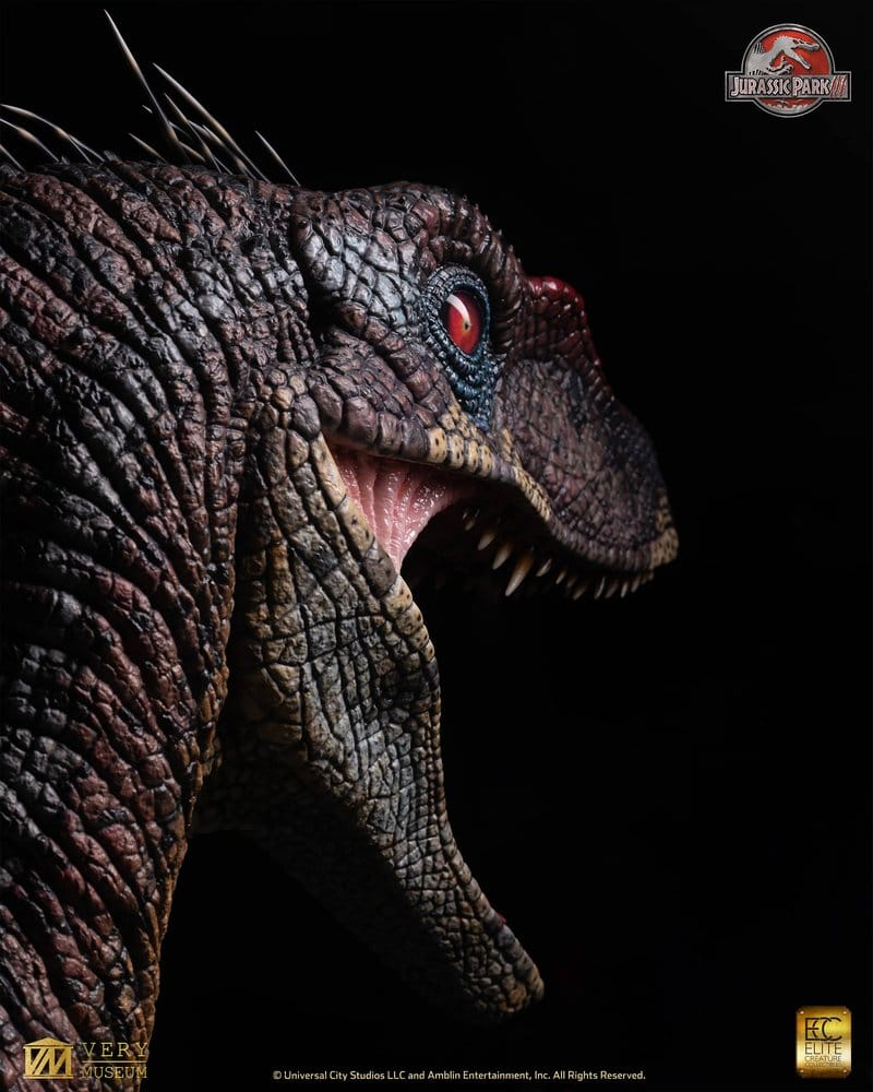 Jurassic Park III Life Size Bust Male Alpha Velociraptor "Blood Knight" 83 cm [5]