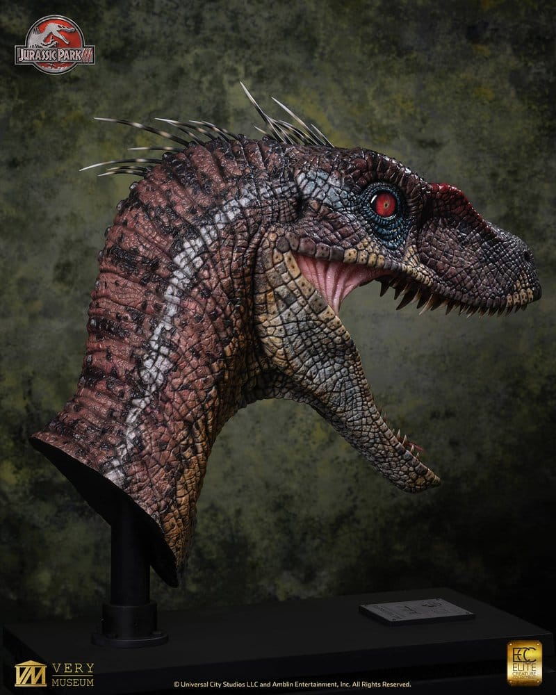 Jurassic Park III Life Size Bust Male Alpha Velociraptor "Blood Knight" 83 cm [11]