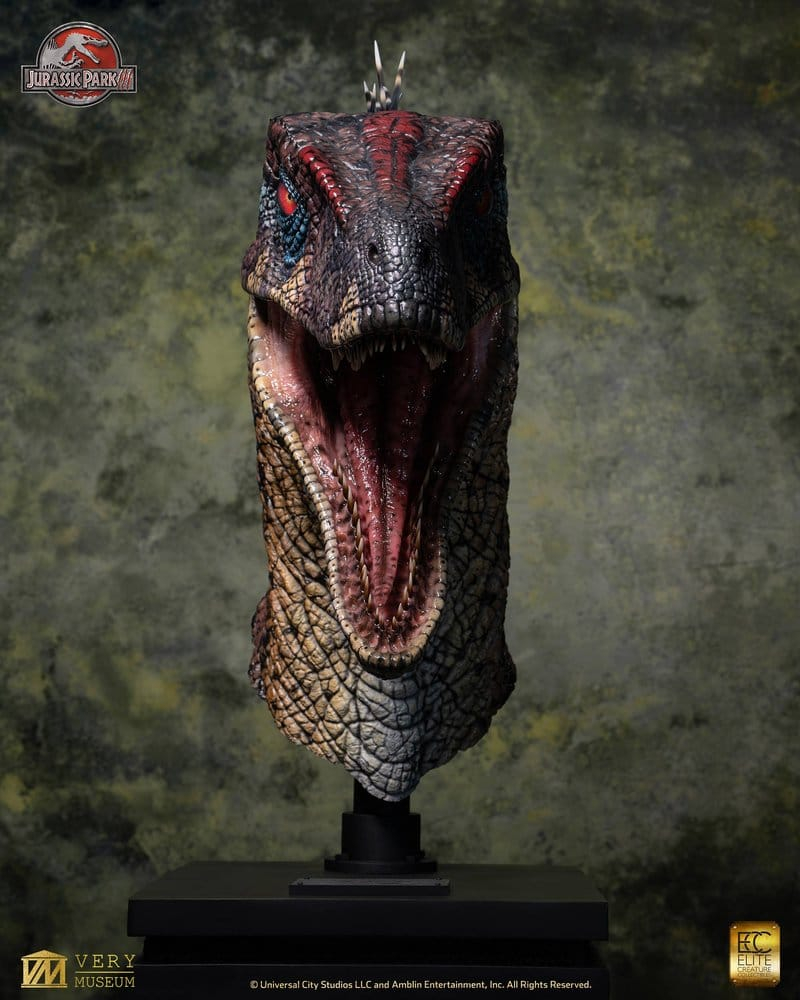 Jurassic Park III Life Size Bust Male Alpha Velociraptor "Blood Knight" 83 cm [9]